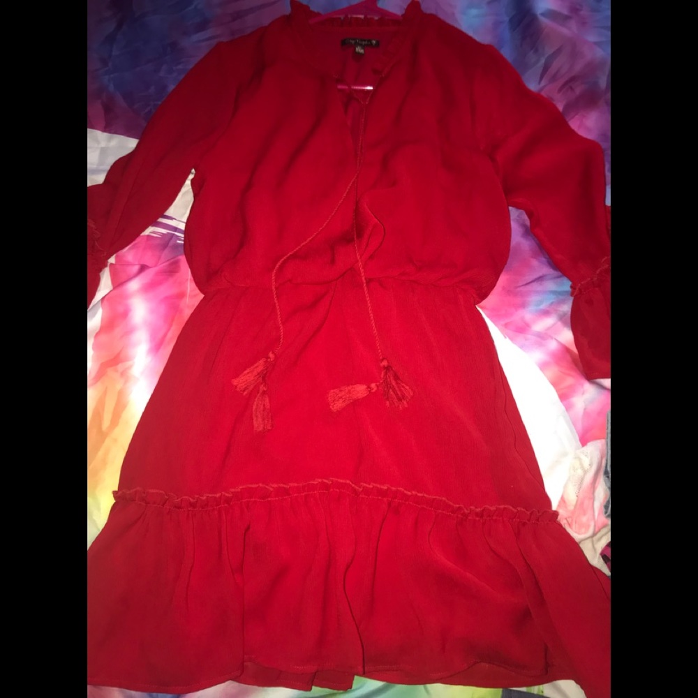 Red dress